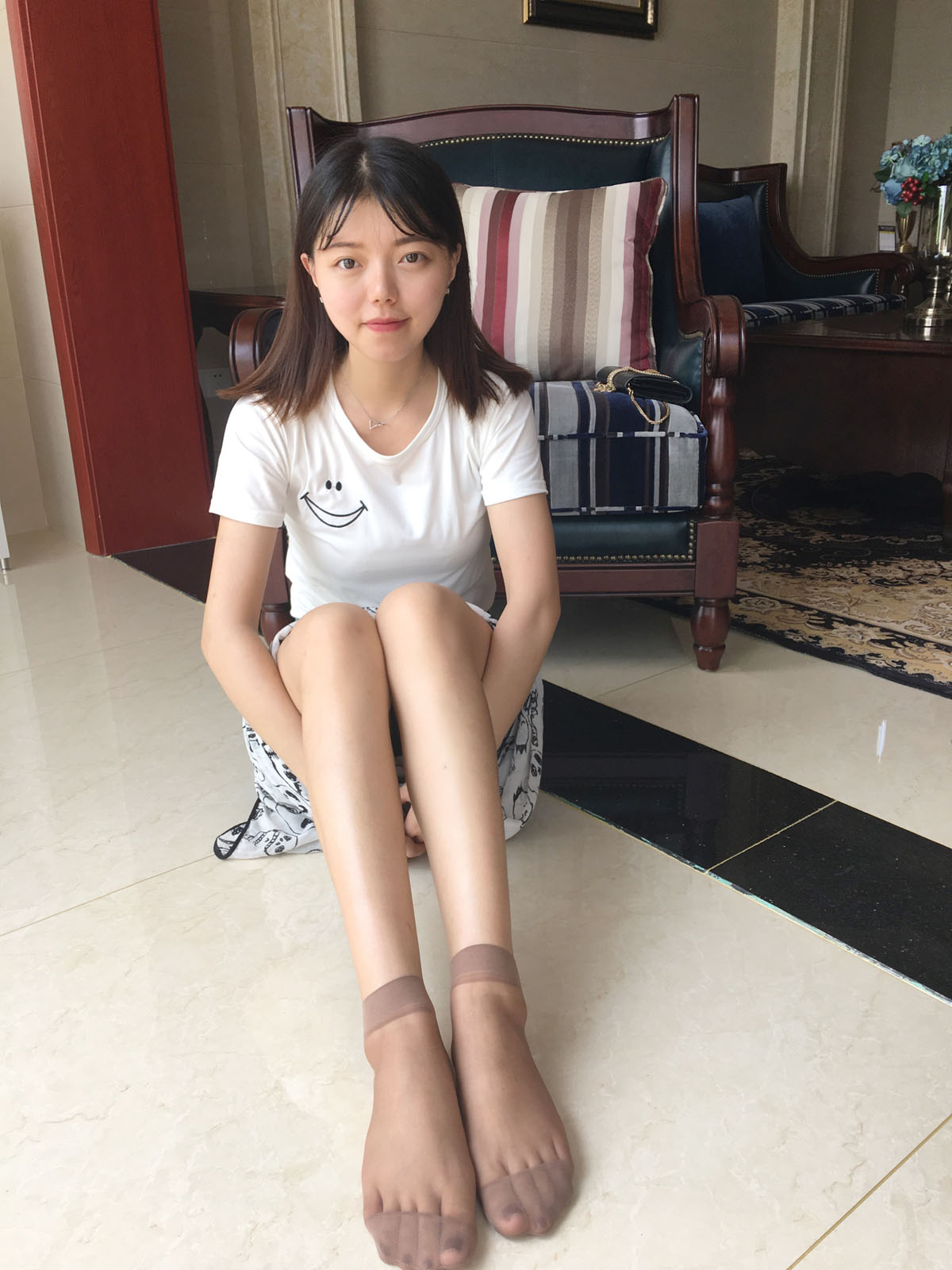 图片[2]-[合集]学妹校园寝室丝短袜美脚全套42期，大小8.38G-美女海