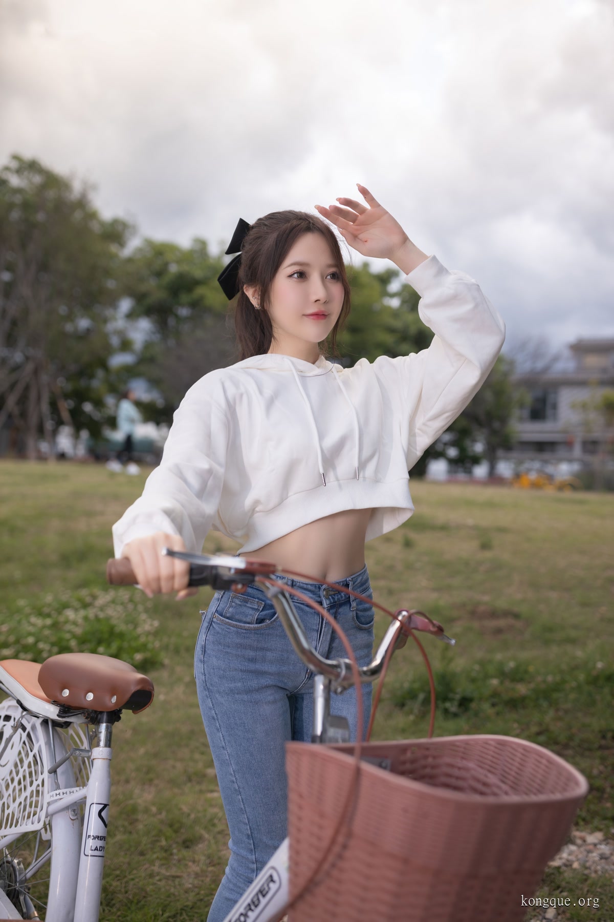 图片[3]-23001.鱼子酱Fish – 内购私拍 NO.013 牛仔情趣真空 [120P-705MB]-美女海